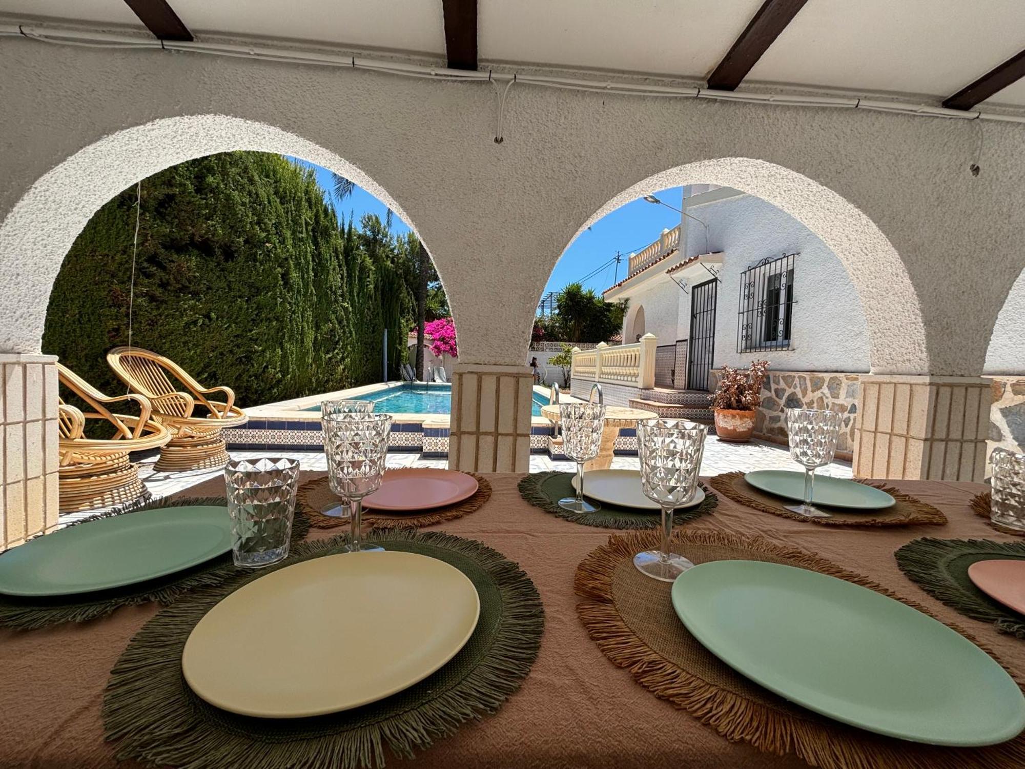 אל קאמפיו Villa Con Piscina A 5 Min A Pie De La Playa Y Pau5 מראה חיצוני תמונה